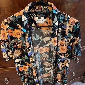 Topman | Button Down, Patterned (S)